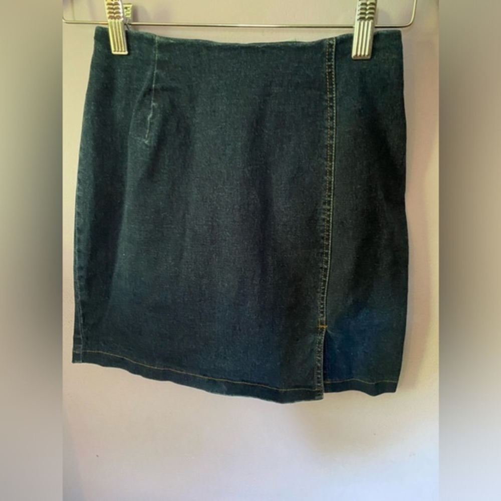 Vintage Denim Mini Skirt